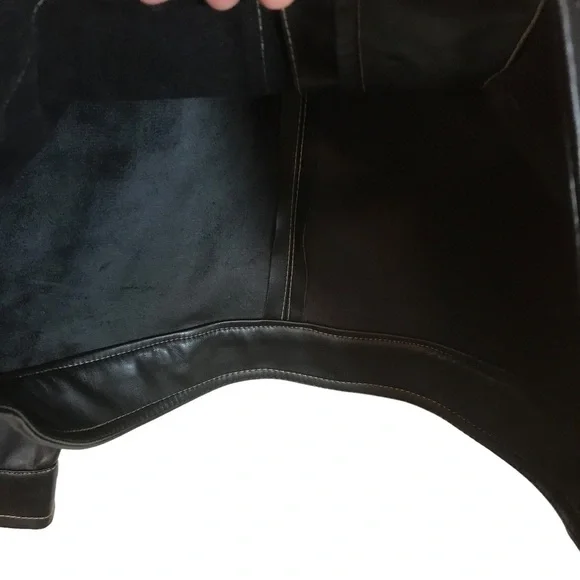 Truth by republic women’s faux leather bomber jacket size L - Picture 4 of 12